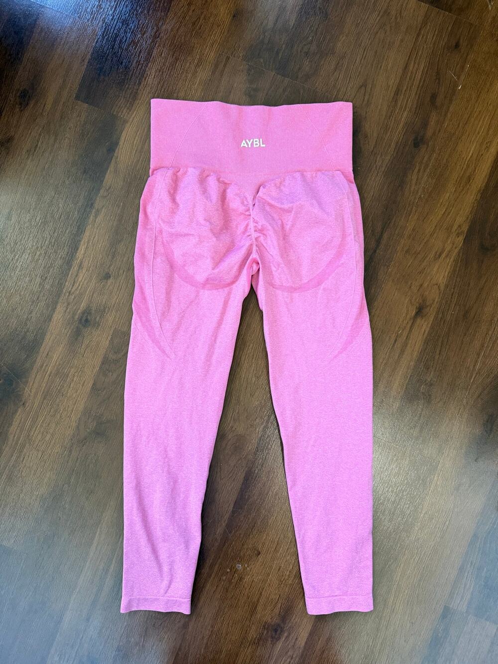 AYBL Empower Seamless Contour Leggings Pink Sz M Active Workout Gym Fitness